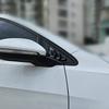 For VW Golf 7 MK7 MK7.5 2013~2019 Car Front Triangle Window Louver Side Shutter Blind Shades Cover Trim Sticker Vent Carbon Auto