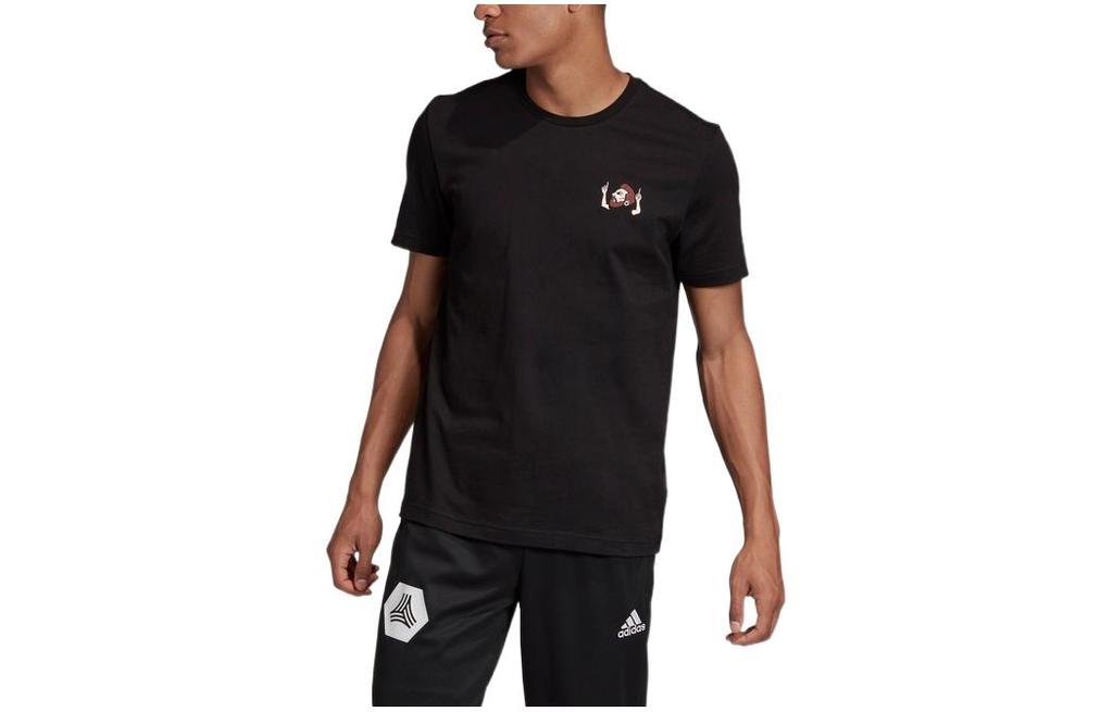 Adidas Messi Soccer Jerseys Men's Black Moderate Straight Fit GL1988