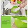 Multifunctional Plastic Rice and Vegetable Washing Basket with Handle