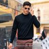 Herren verdickter Wollpullover, maschinenwaschbar, einfarbig - W9310 (Herbst Winter)