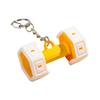 Keychain Pendant 3D Printed Dumbbell Charm Gym Keyring Sports Style Fitness Key Holder Backpack Accessories