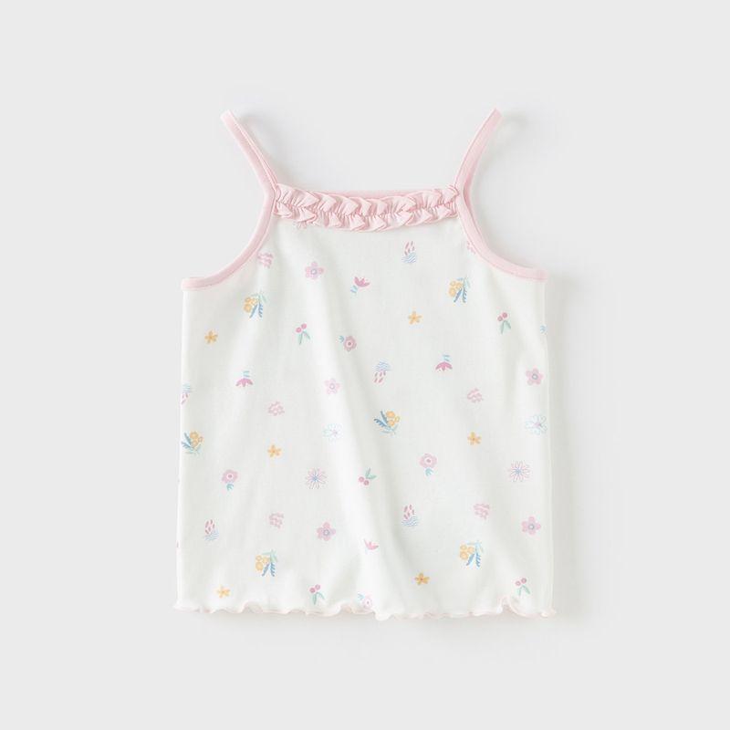 David Bella Children's Vest for Girls 2026 New Style Camisole Base Shirt for Girls Summer Modal T-Shirt Top