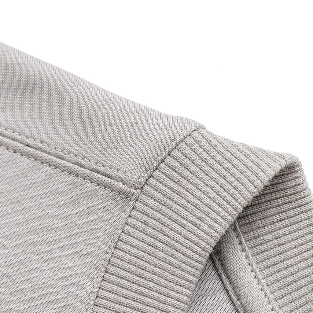 Li Ning Comfortable Casual Crew Neck Pullover Sweatshirt Men Sweatshirt Moon-Surface-Gray AWDU609-2