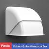 Electric Plug Rainproof Cover 86 Type Switch Protective Cover Socket Waterproof Box Outdoor Wall-mounted Rainproof Cover Box