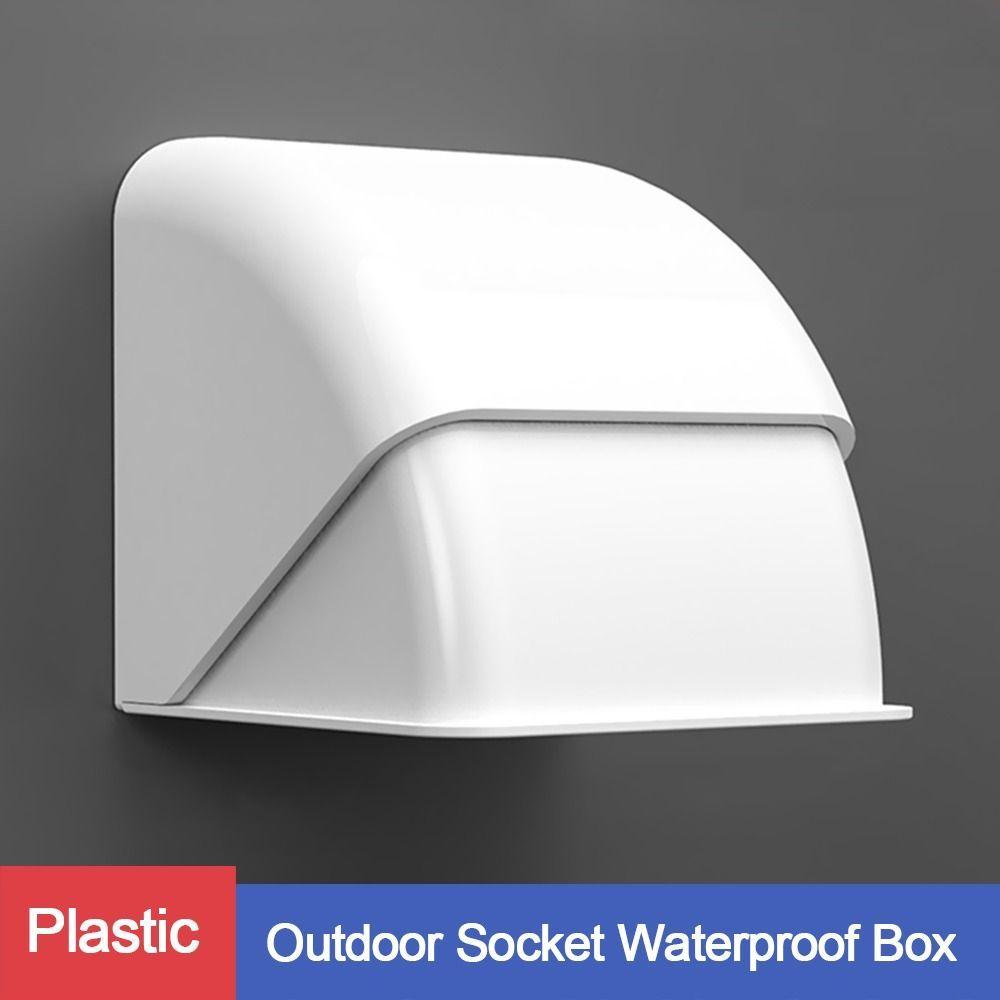 Electric Plug Rainproof Cover 86 Type Switch Protective Cover Socket Waterproof Box Outdoor Wall-mounted Rainproof Cover Box