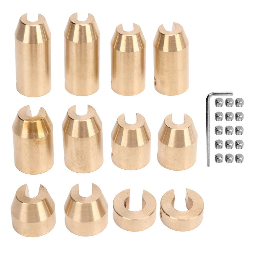 Motorcycle Spoke Wheel Weights, Wheel Spoke Balance Refills Super Moto Dual Sports Brass Wheel Spoke Balance Weight Refill (12 Pcs)