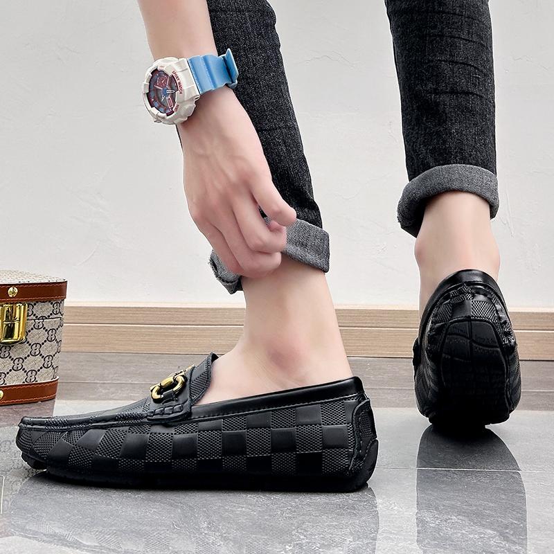 Men’s Moccasins Penny Loafer Driving Shoes Comfort Leather Flats Casual Slip-ons Plus Size Color Shoes for Men