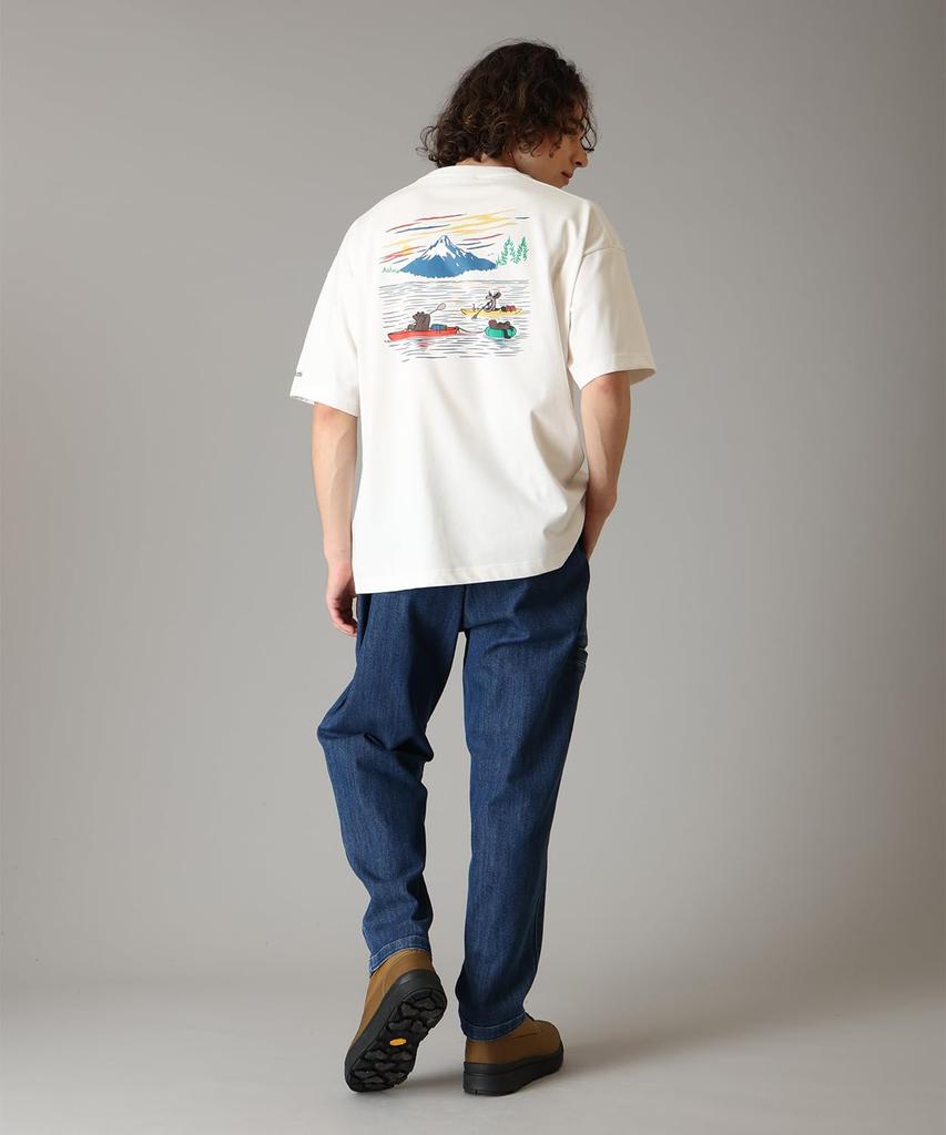 Lake To Avenue Graphic Short Sleeve PG2040 Sea Salt River XL Size [Columbia] T-Shirt