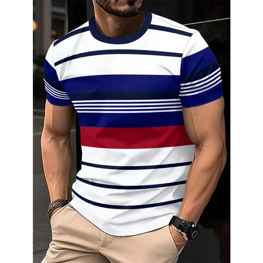 3D Printed T Shirts Summer Breathable O-Neck Tops Short Sleeve Tees