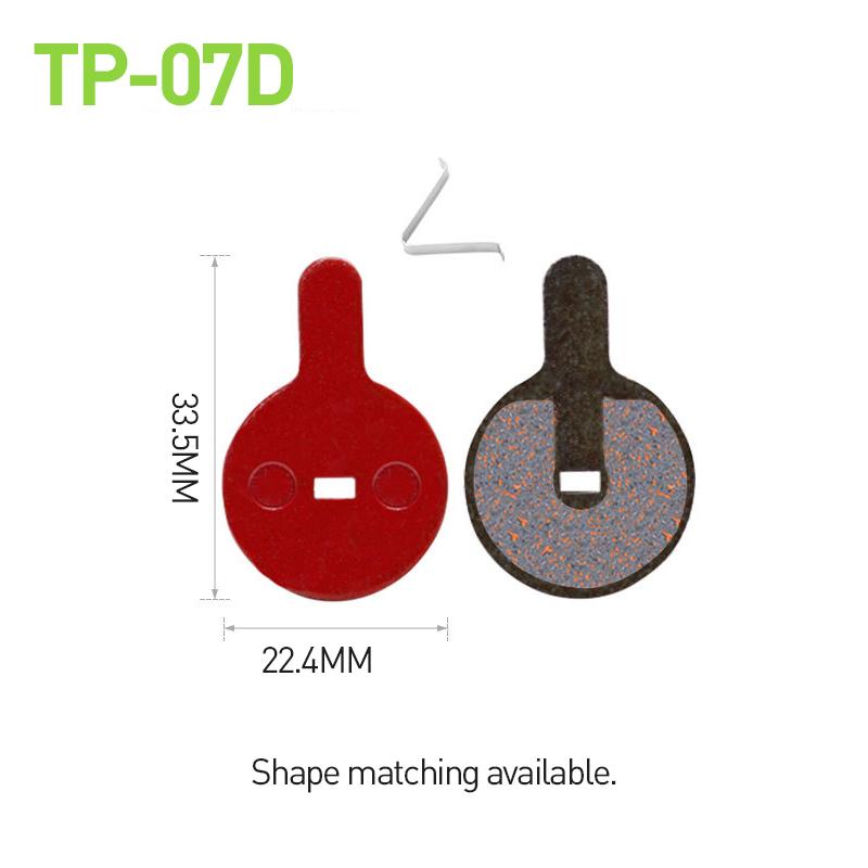 2 Pair MTB Bicycle Hydraulic Disc Semi-Metallic Brake Pads For Shimano SRAM AVID HAYES Magura ZOOM Cycling Bike Part