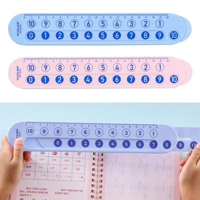 Within 20 Subtraction Ruler Plastic Addition Ruler Math Decomposition Ruler School Supplies