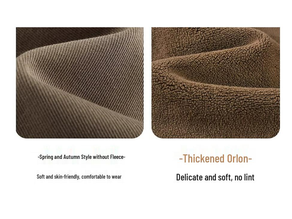 Banana Wide-Leg Women's Fleece-Lined Sweatpants - Autumn Winter 2025 Collection: Thick, Warm, Straight-Leg Pants.