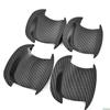 Carbon Fiber Chrome Car Door Handle Cover Bowl Trim For Volkswagen VW Golf 6 MK6 2009 2010 2011 2012 2013 Styling Accessories