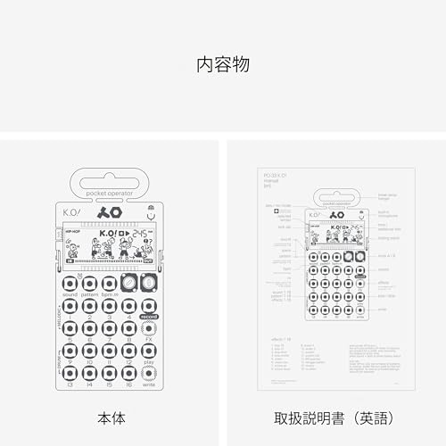 Teenage Engineering Pocket Operator 4-hlasový sampler PO-33 ko [Oficiální import]