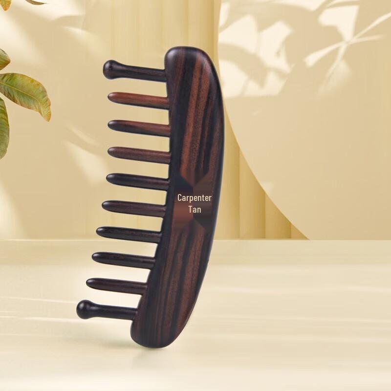 Tan Mujiang Sandalwood Meridian Massage Comb