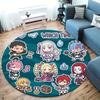 Re Zero Round Area Rug Carpet Rug For Living Room Bedroom Sofa Playroom Decor Nonslip Floor Mat