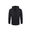 adidas Solid Color Logo Print Drawstring Hoodie With Long Sleeves Men Tops Black GV5181