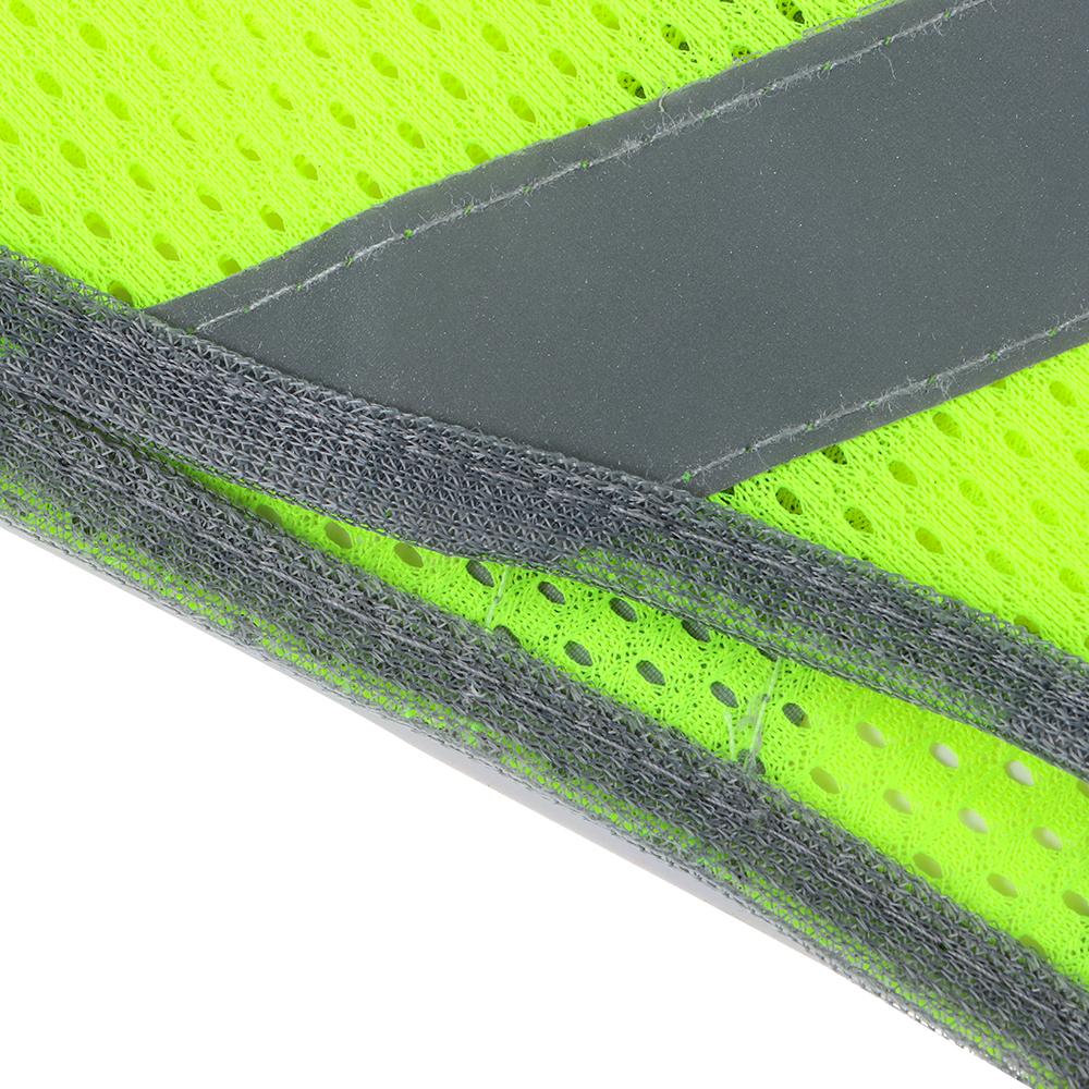 One Size Reflective Clothes No Sleeve Warning Safety Wear Safety Vest  Outdoor