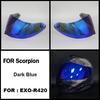 Capacete for SCORPION EXO-R420 Visor Shield Lens Motorcycle Accessories Full Face Helmet Anti-UV for SCORPION EXO-R420 Casco MotSpeed Sensors 6