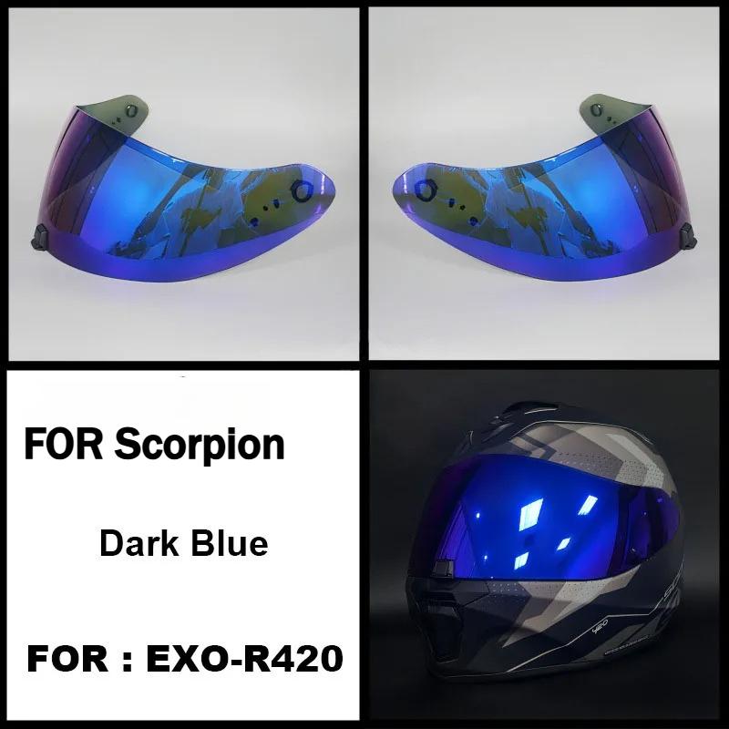 Capacete for SCORPION EXO-R420 Visor Shield Lens Motorcycle Accessories Full Face Helmet Anti-UV for SCORPION EXO-R420 Casco MotSpeed Sensors 6