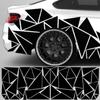200x60cm Black Freestanding Triangle Graphics Decal Sticker For Car Side Body