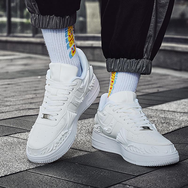 Výbušné odolné proti opotřebení protiskluzové plátěné boty pánské outdoorové sportovní volnočasové boty student střední školy osobnostní módní boty