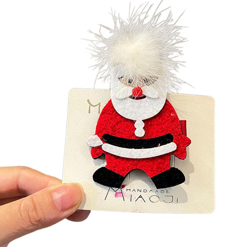 Mori Style Cartoon Santa Hair Clip for Children & Parent-Child Photography