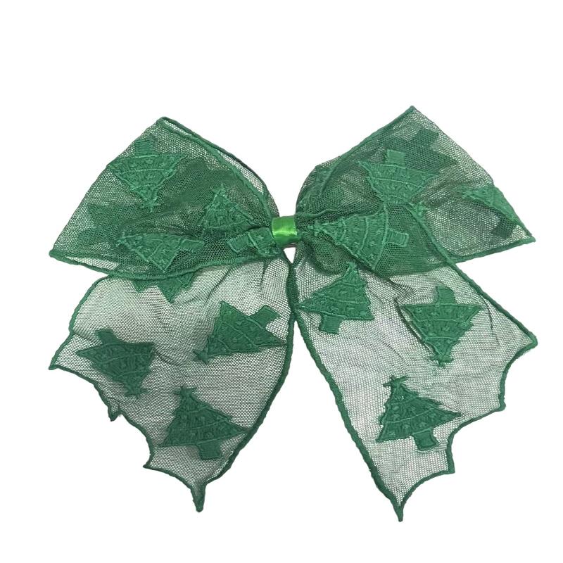 Black Bow Hair Clips Bat Embroidery Lace Tulle Veil Gothic Hairpins Spooky Halloween Cosplay Hair Accessories For Women Girls