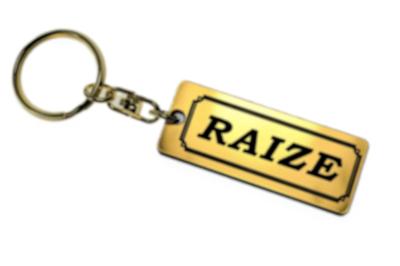 Rise Gold Black Double Ring Acrylic Original Keychain Late Custom Parts A-614-1 & (Early & Models)
