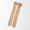 912-Stitch Silicone Non-Slip Horse Oil Thigh-High Peacock Feather Lace Silk Stockings 8D Shiny Over-the-Knee