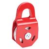 Bloco de Polia de Reboque 8 Toneladas Vermelho Resistente Multifuncional Bloco de Polia de Reboque para Caminhão Trator ATV UTV
