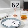 Portable Double Sided Seats Number Cards Place Card for Conferences and Banquets Elegant Wedding Table Numbers
