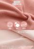 SUIMIN CARE Damen- und Herren-Unisex-Fleece-Pyjama mit Baumwollfutter, Langarm, Unifarben, Winter, Größen XS, S, M, L, LL (S, Rose)