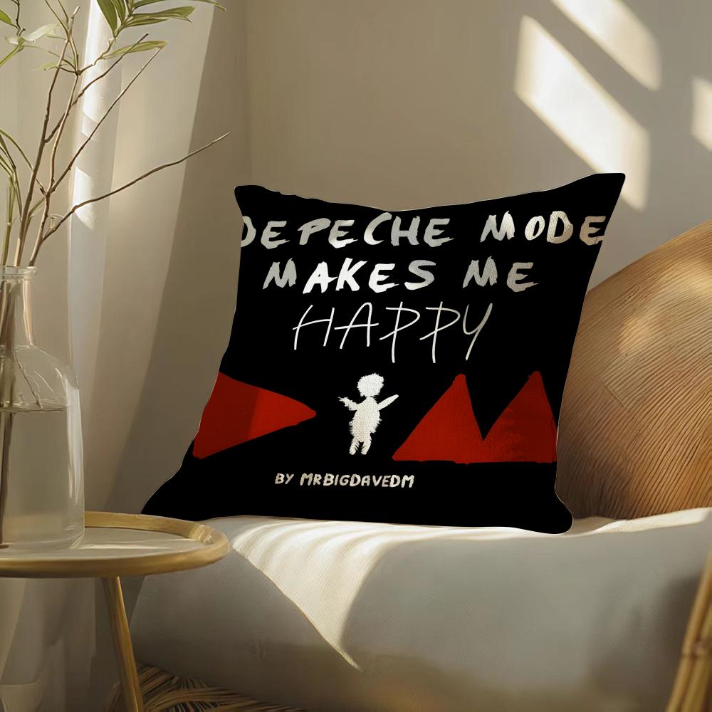 Bandd-Depechem-Modemementomori Pillow Case Pillowcase, Double-Sided Printed, Sofa Cushion, Bedroom Headboard