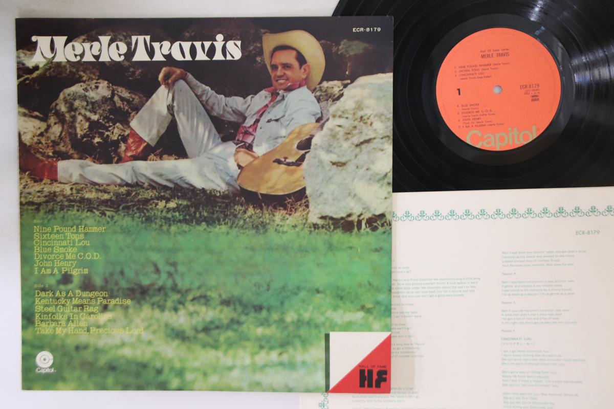 

LP Record MERLE TRAVIS - Travis ECR8179 CAPITOL Japan Country Used