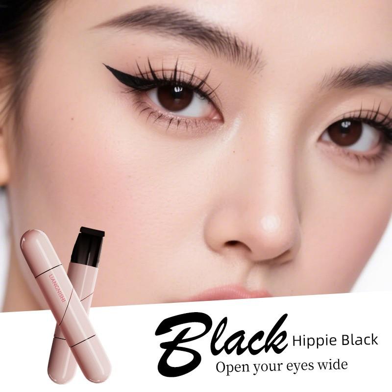 Liangnishi One Printing Molding Eyeliner Seal Pen Durable Waterproof and Sweatproof Not Smudge Novice Double-Headed Seal Eyeliner