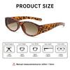 New Small Oval Sunglasses Women Men Trendy Vintage Hip Hop Cat Eye Sun Glasses Female Leopard Black Punk Eyewear Uv400