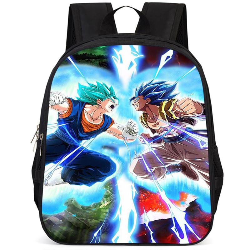 Durable Oxford Cloth Dragon Ball Backpack For Boys And Girls 15-inch Capacity