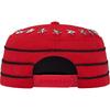 Supreme Stars Studded Pillbox Hat Red