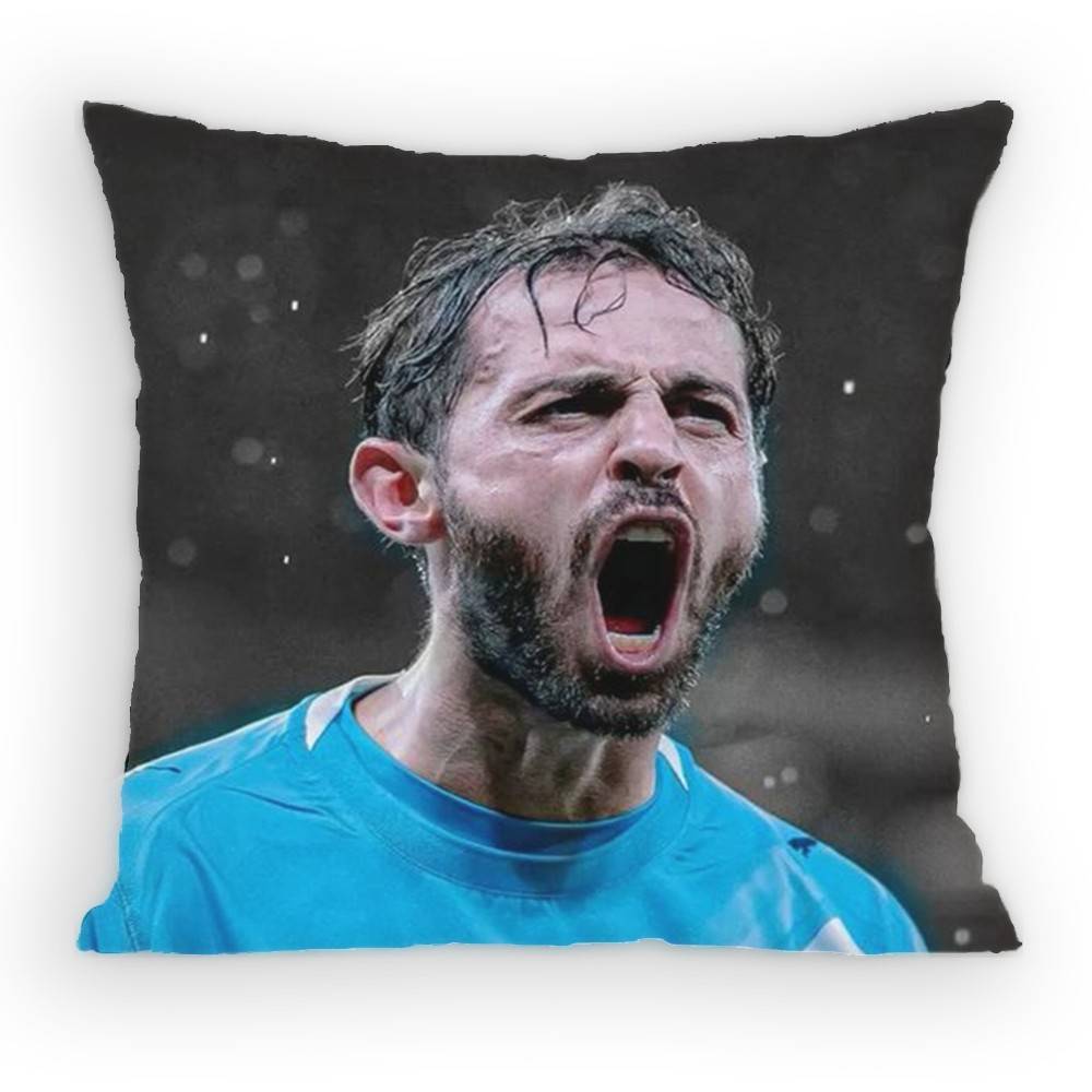 BBernardo SSilva  MidCourt Pillow Case Antidustmite Pillowcase Invisible Zipper Silky Short Plush Sofa Cushion Cover