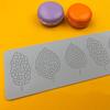 Leaf Silicone Mold Sugar Flipping Cake Mold Cupcake Fondant Lace Pad Embossing-Mat Fondant Cake Decorating Mold Craft