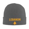 Lebanon Flag Map Beirut Cedar Tree Lebanese Knitted Hat Womens Unisexs Beanie Autumn Winter Hat  Hip Hop Melon Cap