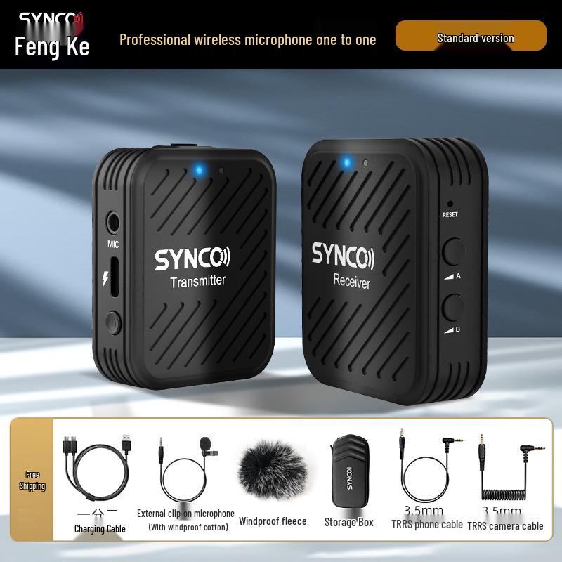 

Shengke G1PRO Wireless Lavalier Microphone for Recording & Streaming with Mobile Phones & Cameras