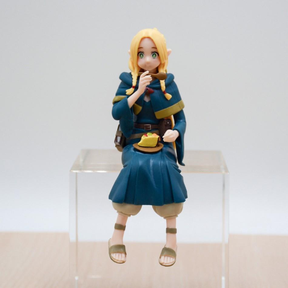 1-2pcs Delicious in dungeon sitting marcille laios toughen figure macaroni cork 13-19cm table car ornaments anime model gifts
