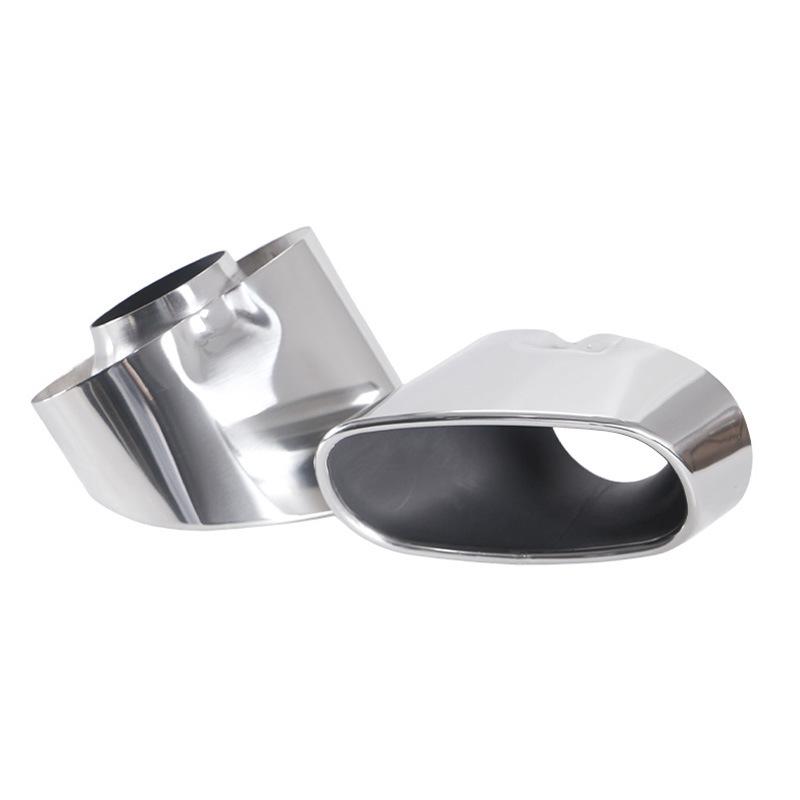 Stainless Steel Square Exhaust Tailpipe for 04-13 BMW X5 E70/E53, Modification and Installation Compatible