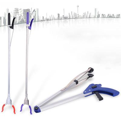 Outdoor Aluminum Alloy Collapsible Litter Grabber Garbage Grabber with Rotating Jaw Pick Up