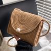 Beach Wowen Shoulder Bag Summer Crossbody Wallet Flap Crossbody Bag for Women