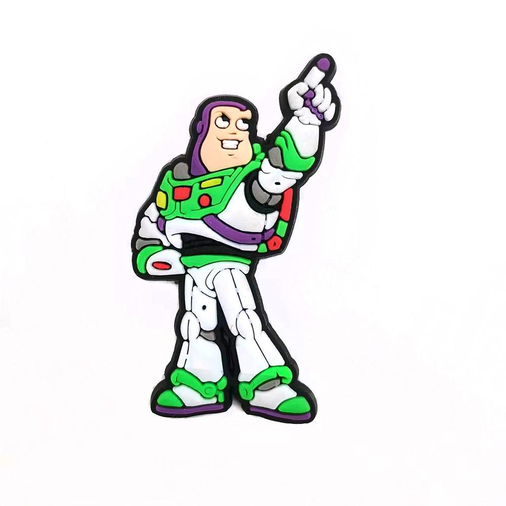 Popular Buzz Lightyear Croc Charms: Cute Cartoon Shoe Accessories, Best Selling Decoration Buckles