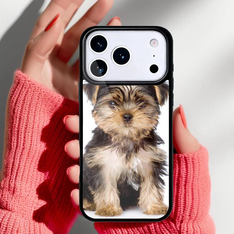 Yorkshire Terrier Yorkie Dog Pet Animal Phone Case for iPhone 17 Air 16e 15 14 13 Pro Max Back Cover for 12 11 Pro Coque