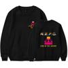 Women Men's R.E.P.O Cartoon Print Hoodies Round Neck Hooded Sweatshirts Man Travel Pullover Male Top Streetwear Tracksuit